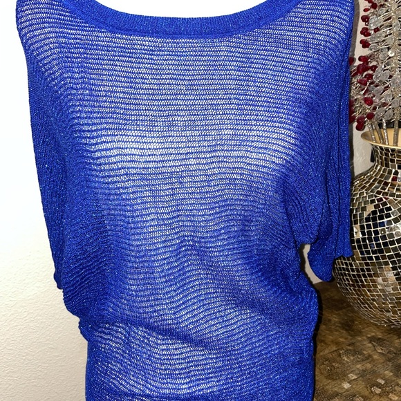 Ana blue sheer top - Picture 11 of 14
